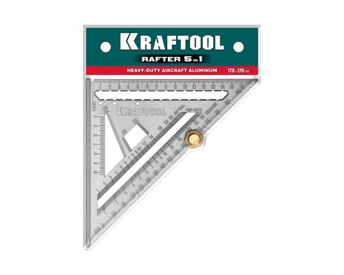 Высокоточный кровельный угольник 170 мм, 5-в-1 KRAFTOOL 3441-17