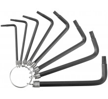 Ключи TORX 8 шт. CrV Т9-Т40 на кольце