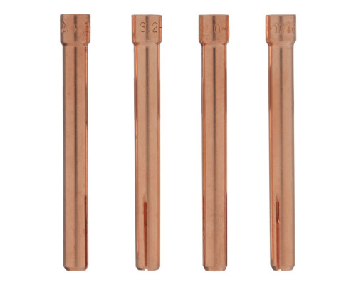 Набор цанг для электрода 1,6мм, 2,0мм, 2,4мм, 3,2 мм Denzel