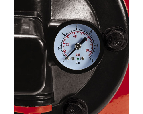 Станция насосная Einhell GC-WW 1045 N, 1050Вт,4.8бар,4500л/час,20л,манометр,индикатор заполнения (4173520)