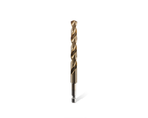 Сверло по металлу Runtec HSS-TiN 10 x 133мм HEX 1/4