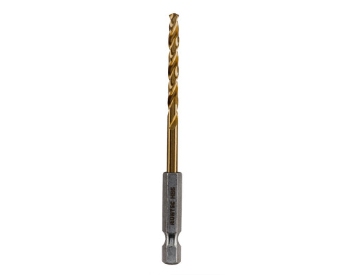Сверло по металлу Runtec HSS-TiN 4 x 94мм HEX 1/4