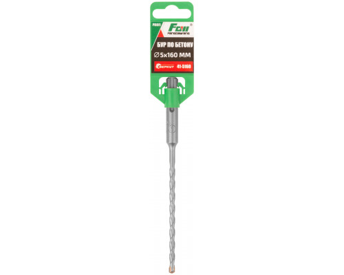 Бур по бетону FDW, Profi, SDS-Plus, 5 х 160 мм (41-5160)