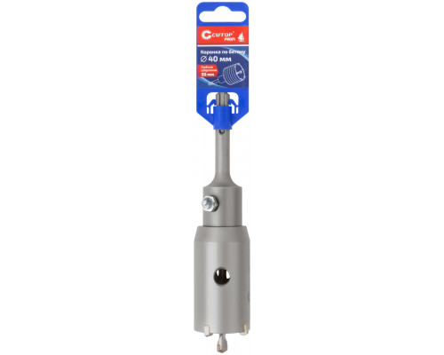 Коронка по бетону SDS Plus, 40 мм, Cutop Profi (43-875)