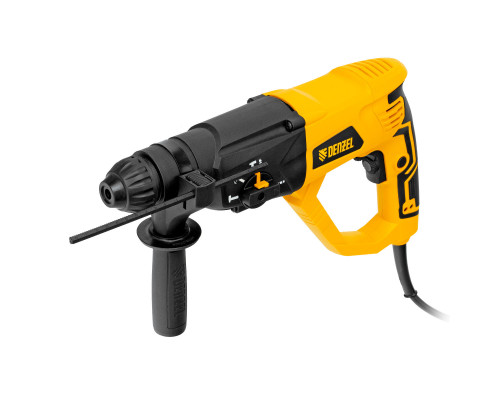 Перфоратор электрический RH-1050-26, SDS-plus, 1050 Вт, 3.2 Дж, 3 плюс 1 режим Denzel (26608)