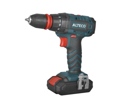 Аккумуляторная дрель шуруповёрт со съемным патроном ALTECO CD 2110F Li X2, шт