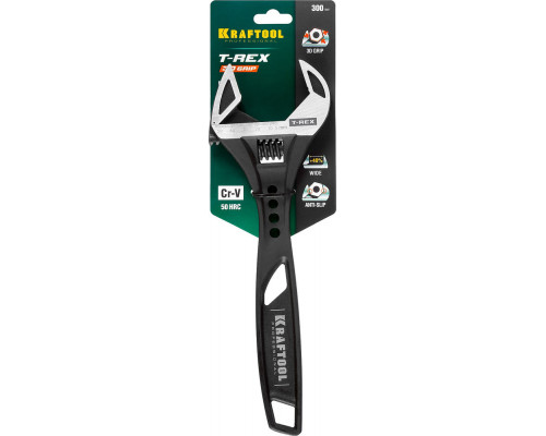 Ключ разводной силовой T-REX, 300/53 мм (27254-30) KRAFTOOL