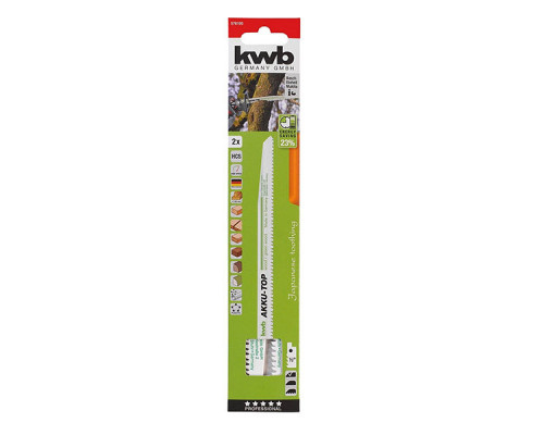 Полотно пильное kwb Energy Saving для саб. пилы 240/218, 2шт (576100)