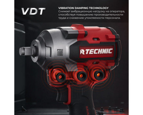 RUNTEC RT-IW1000T Гайковерт ударный аккумуляторный RUNTEC TECHNIC 1/2
