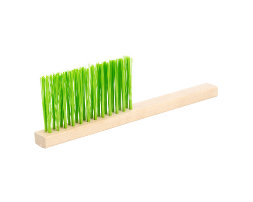 Щетка-сметка двухрядная, 280 мм, деревянная ручка Сибртех