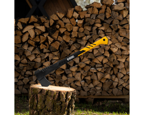 Топор-колун, F12, 2000 гр, двухкомпонентная рукоятка, 710 мм// Denzel