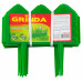 Бордюр декоративный для клумб зеленый 14 х 310 см GRINDA 422221-G