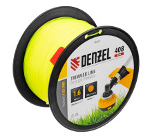 Леска для триммера круглая, 1,6мм х 408м, на DIN катушке FLEX CORD, Denzel (96268)