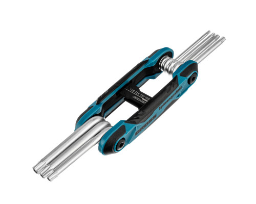Набор ключей имбусовых Tamper-Torx , складные, 8 шт, CrV Gross (16413)