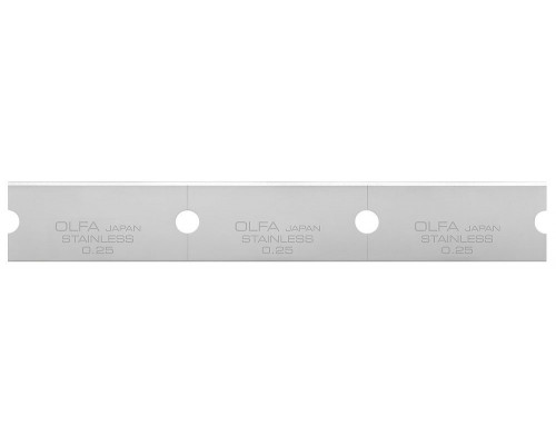 Прямые лезвия GSR-1/3B GSR-2 для скребков 120 мм, 30 шт OLFA OL-GSB-1S