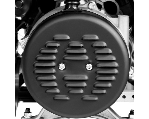 Генератор бензиновый PS 80 E-3, 6.6 кВт, 400 В, 25 л, электростартер Denzel (946954)