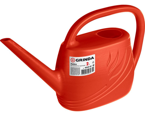 Лейка 2 л, для комнатных растений, пластиковая GRINDA 40320-02_z02