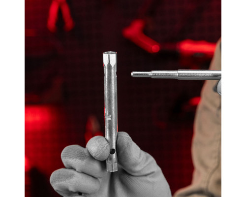 Ключ трубчатый торцевой 8 х 10 мм, оцинкованный Matrix