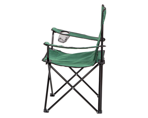 Стул складной с подлокотниками и подстаканником 81 х 51 х 86 см Camping Palisad (69608)