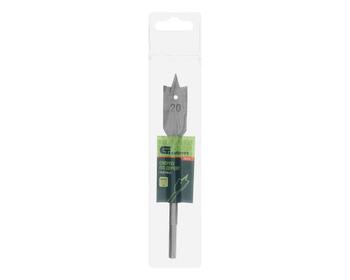 Сверло по дереву перовое, 20 мм Сибртех