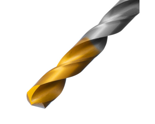 Сверло спиральное по металлу 8,5 x 117 мм, Р6М5, Golden Tip Denzel (718240)