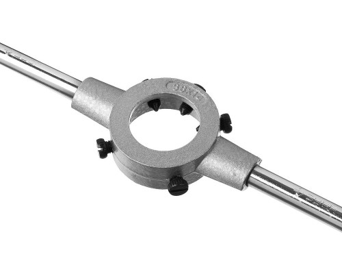 Плашкодержатель 38 мм для M12-M14 со стопорными винтами ЗУБР 28142-38