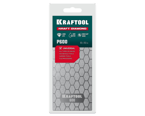 Пластина алмазная заточная 63?152 мм Р600 DIAMOND KRAFTOOL 35710-600