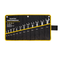 RUNTEC RT-WOBX12 Набор ключей рожковых RUNTEC CrV 6x7-30x32 мм в сумке, 12 предметов (RT-WOBX12)