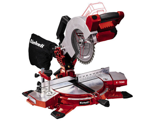 Пила торцовочная акк. Einhell PXC TE-MS 18/210 Li, 18В,210х30мм,пропил 120х60мм,без АКК и ЗУ (4300890)