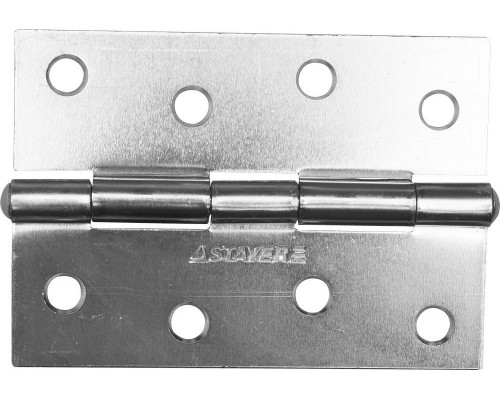 Петля карточная 100 x 70 х 1.8 мм, цвет белый цинк STAYER 37611-100-1
