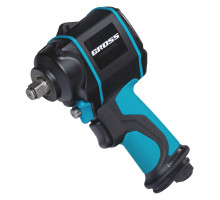 Гайковерт пневматический ударный G985, 1/2, Twin Hammer, 610 Нм, 9000 об/мин, композитный Gross (57440)