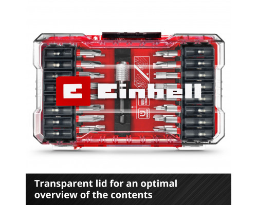 Набор бит Einhell 33 предмета,50 мм,с держателем, M-Case (118903)