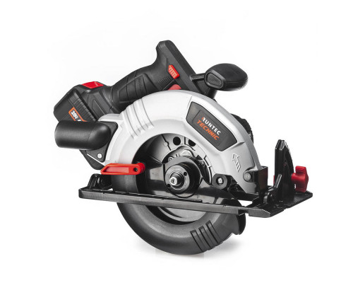 Пила циркулярная аккумуляторная TECHNIC 190*30 мм, 20В, 2*4Ач, 1000Вт RUNTEC RT-CS1000T