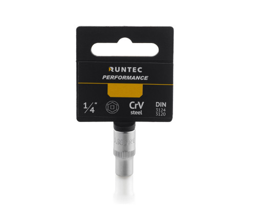 RUNTEC RT-H14S45 Головка торцевая RUNTEC CrV, 6PT, 1/4