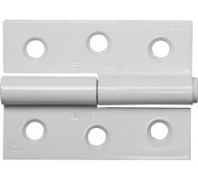 Петля карточная 65 x 48 x 2.0 мм, разъемная, левая, цвет белая STAYER 37613-65-2L