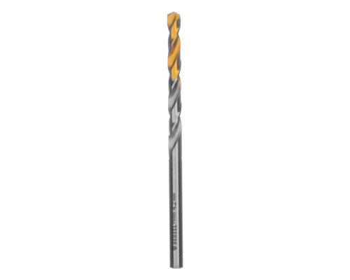 Сверло спиральное по металлу 4,2 x 75 мм, Р6М5, Golden Tip Denzel (718230)