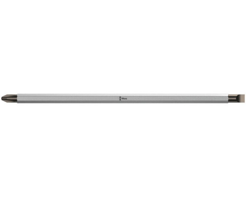 Бита двусторонняя комбинированная PH 1 / SL 4x0.6 175 мм 6 мм шестигранник Vario серия 82 PH/SL Wera WE-002920