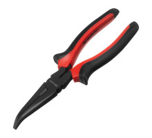 Длинногубцы изогнутые Black Nickel, 200 мм, двухкомпонентные рукоятки Matrix (17462)