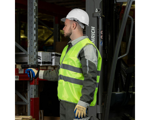 Каска защитная из ударопрочной пластмассы, белая Сибртех (89114)