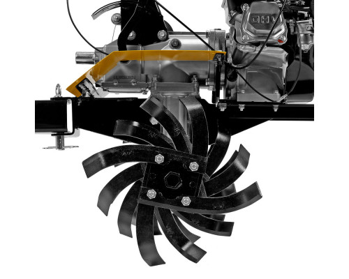 Мотоблок DPT-370X, 7 л.с, дисковое сцепление, ширина 90 см, глубина 35 см, фрез 3 х 4, ВОМ, передачи 3В/1Н Denzel (56406)