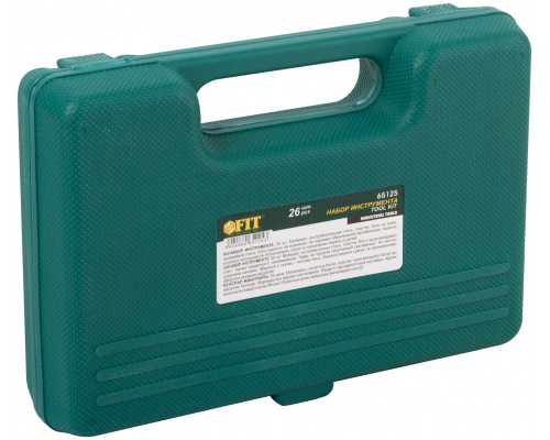 Набор инструмента 26 шт., пластиковый чемодан