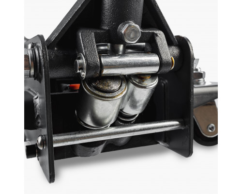 Домкрат подкатной низкого подхвата 3 т, 75-505 мм, усиленный Quick Up RUNTEC RT-PJL3Q