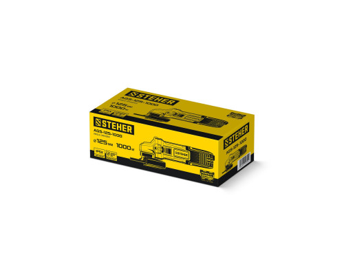 УШМ d 125 мм, 1000 Вт STEHER AGS-125-1000