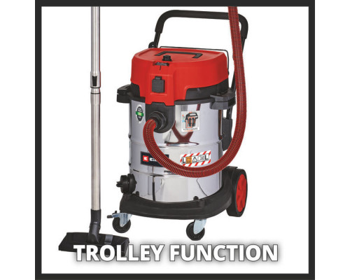Пылесос строительный Einhell TE-VC 2350 SACL,1600вт,230мбар,50л,очистка фильтра,розетка (2342475)