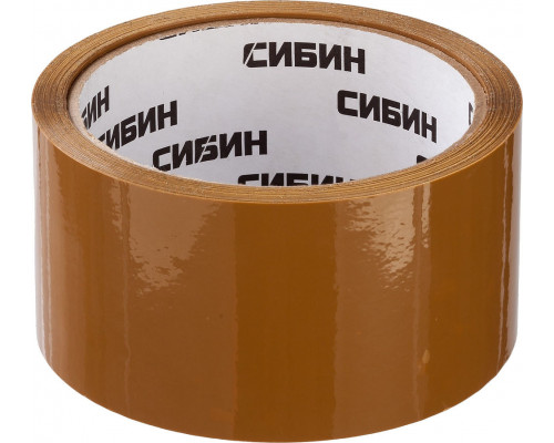 Клейкая лента 48 мм 50 м 40 мкм коричневая СИБИН 12057-50-50_z02