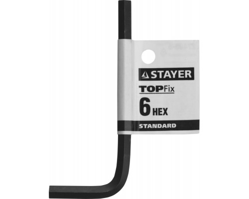 Ключ имбусовый 6 мм STANDARD STAYER 27405-6