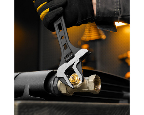 Ключ разводной, 250 мм, CrV, кованый Denzel