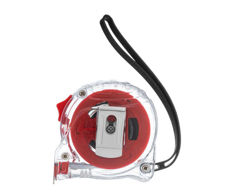 Рулетка Crystal,5 м х 25 мм,корпус из поликарбоната Matrix