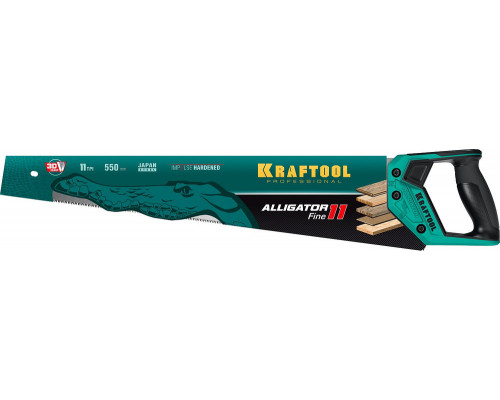 Ножовка для точного реза Alligator Fine 11, 550 мм KRAFTOOL 15203-55