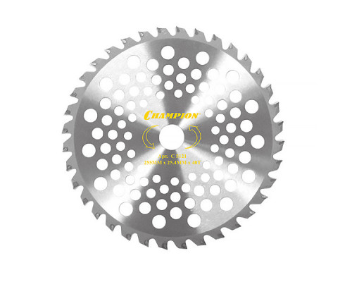 Нож с зубцами из твердого сплава Anti-kick 40/255/25,4(SRM-330ES/SRM-350ES,4605,T433,T523,T437,T517) (C5121)